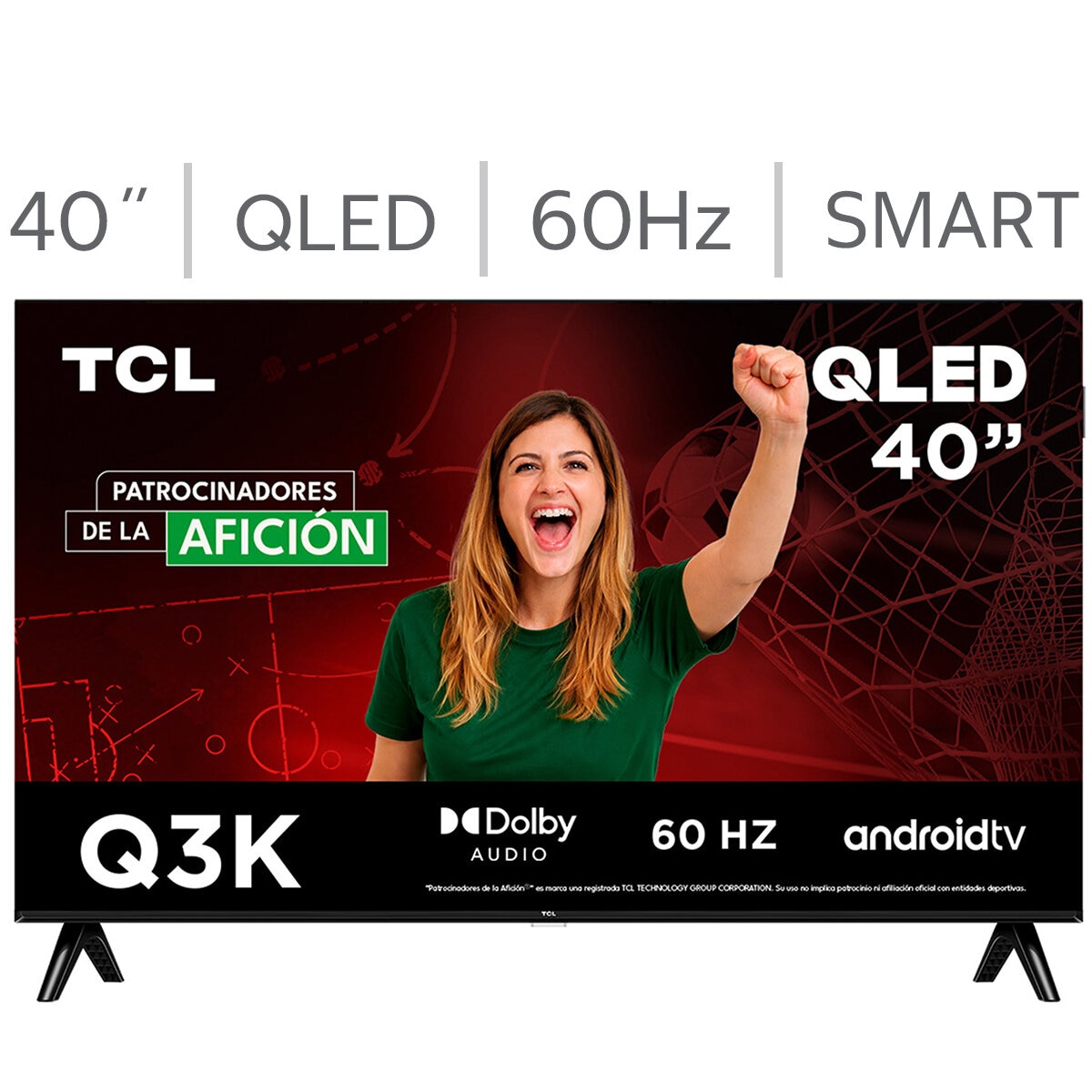 TCL Pantalla 40" QLED FHD Android TV