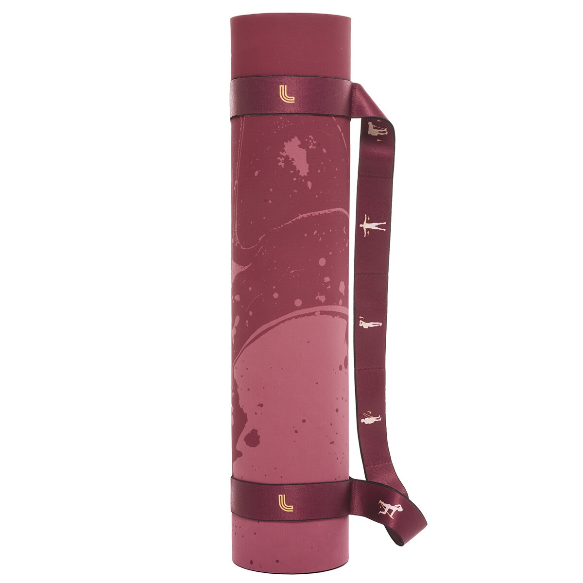 Lole Tapete de Yoga con Strap Burgundy