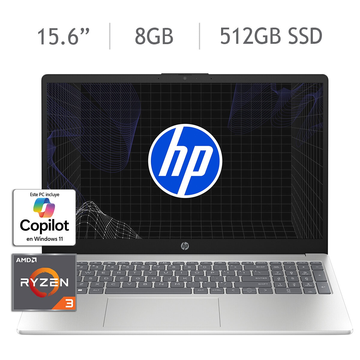 HP 15-fc0234la Laptop 15.6" Full HD AMD Ryzen 3 8GB 512GB HP 15-fc0234la Laptop 15.6" Full HD AMD Ryzen 3 8GB 512GB