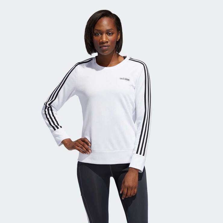 Anotar calendario Tropezón Adidas, Sudadera para Dama, Blanco con Rayas Negras, Mediana | Costco México Anotar calendario Tropezón Adidas, Sudadera para Dama, Blanco con Rayas Negras, Mediana | Costco México