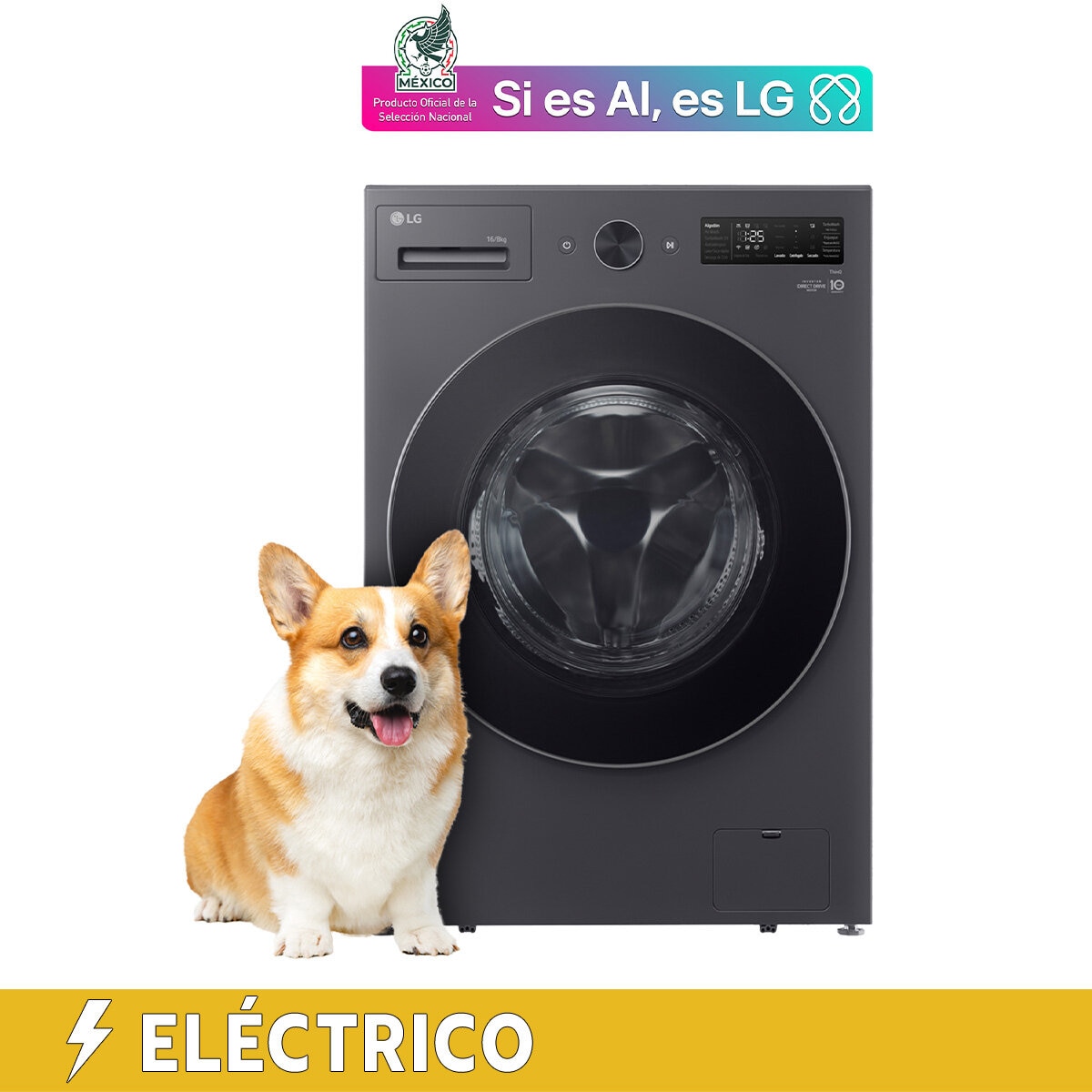 LG Lavasecadora 16Kg/8Kg