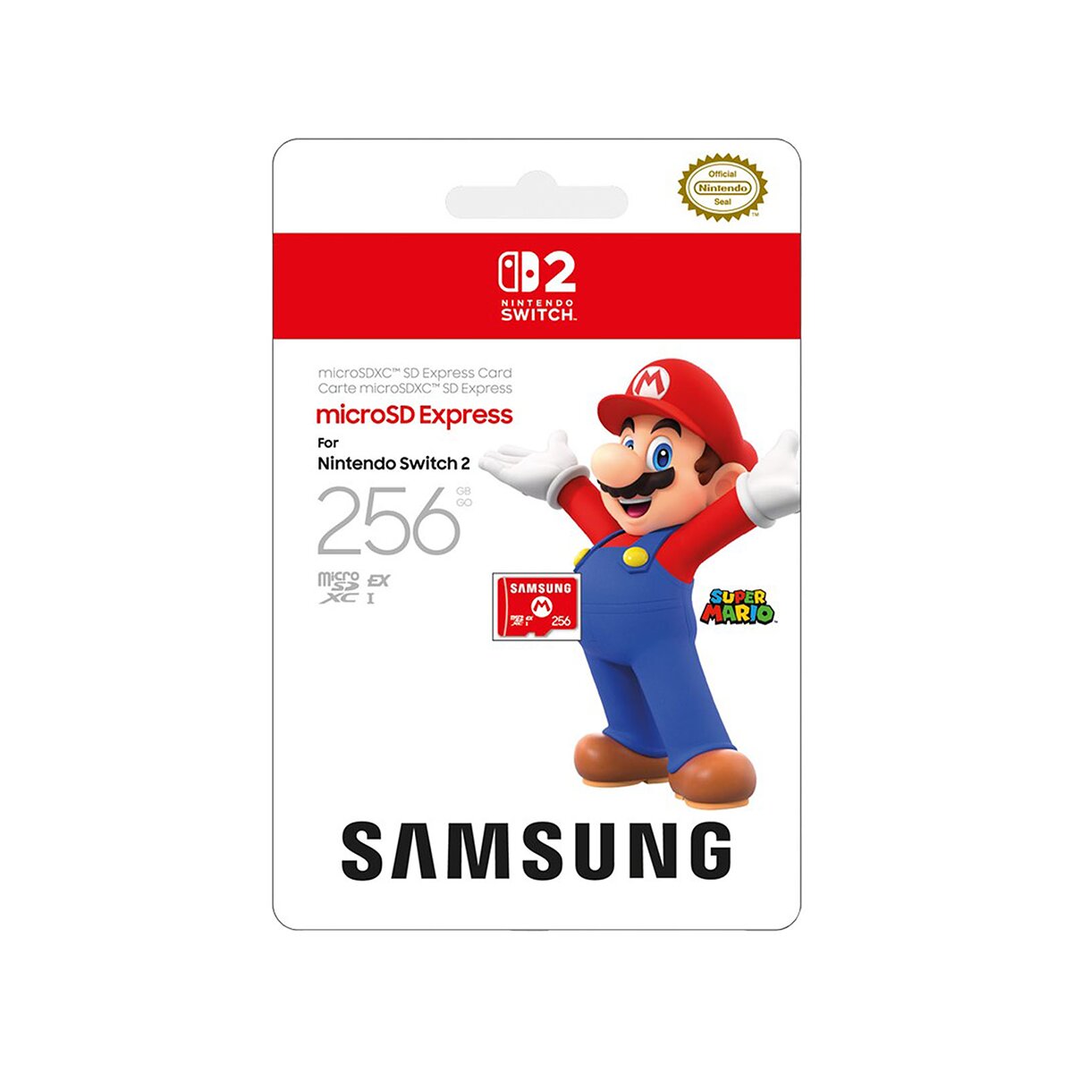 Samsung Tarjeta microSD Express de 256GB para Nintendo Switch 2