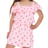 LiMiTeD Too Jumpsuit 2 piezas para Niñas Rosa fresas 5 Años