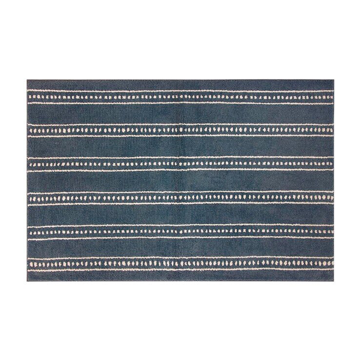 Mineral Spring, Tapete de Microfibra 76cm x 116.8cm, DARK BLUE Mineral Spring, Tapete de Microfibra 76cm x 116.8cm, DARK BLUE
