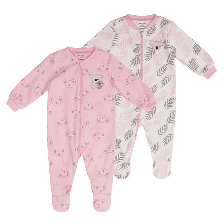 Pekkle, Mameluco para Niña, Rosa Kohala, 12M Costco México