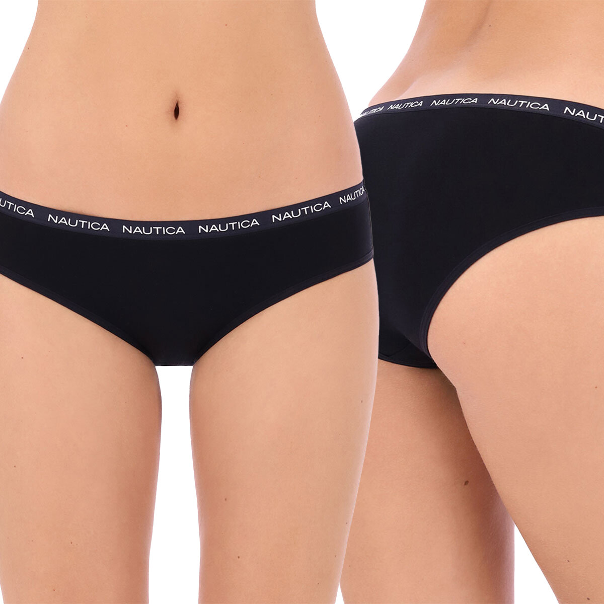 Nautica Ropa interior para Dama 4 piezas Grande Negro Nautica Ropa interior para Dama 4 piezas Grande Negro