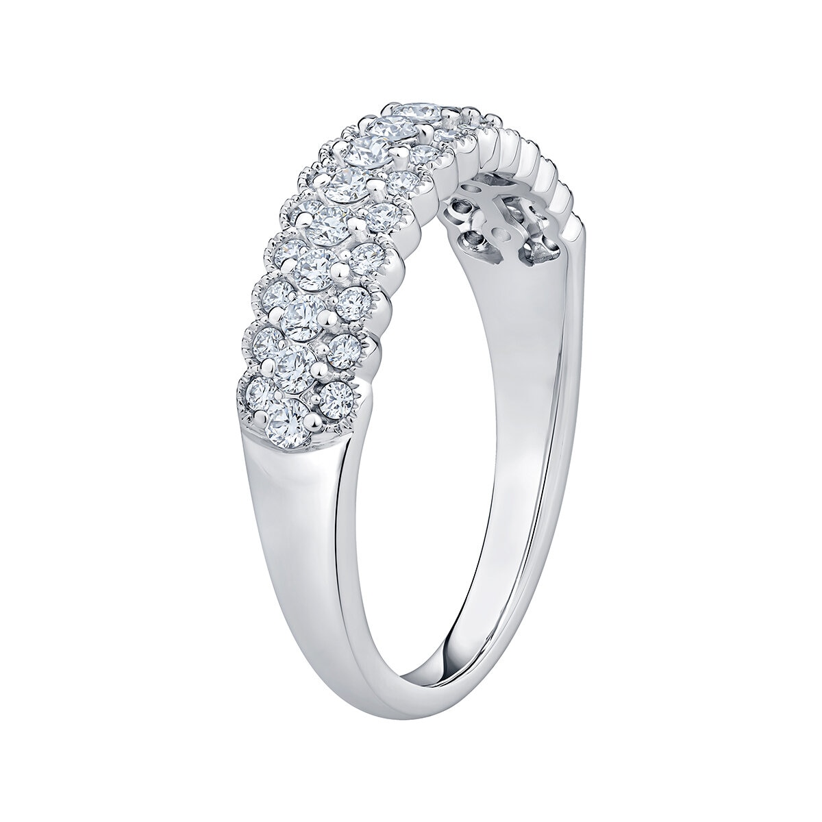 Anillo de Diamantes 0.50ctw, Oro Blanco 14K Anillo de Diamantes 0.50ctw, Oro Blanco 14K