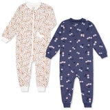 Pekkle Mameluco 2 piezas para Bebés Azul 18 Meses