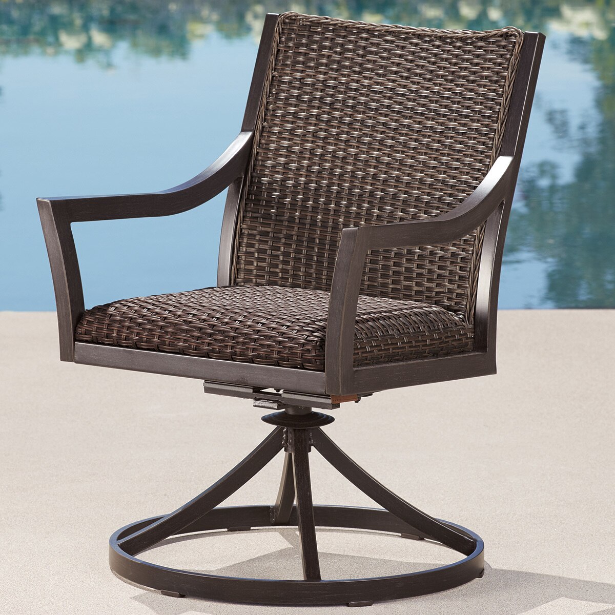 South Dakota juego de sillas mecedoras y giratorias de 2 piezas