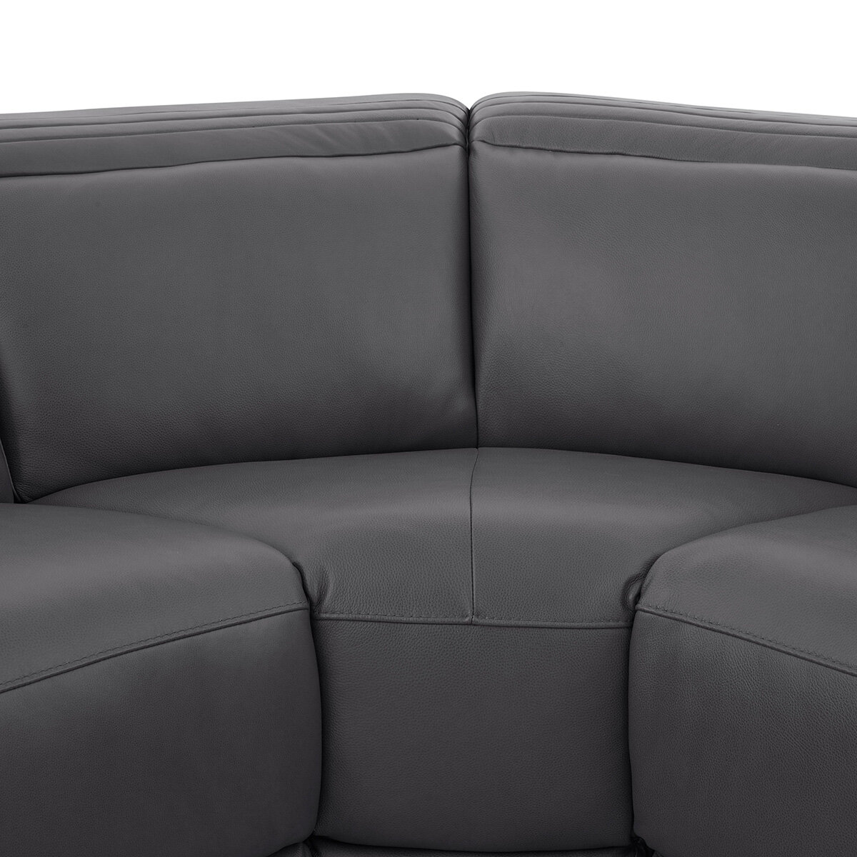 Aiden & Ivy, Karson, Sofá Seccional Reclinable de Piel con Sistema Eléctrico Aiden & Ivy, Karson, Sofá Seccional Reclinable de Piel con Sistema Eléctrico