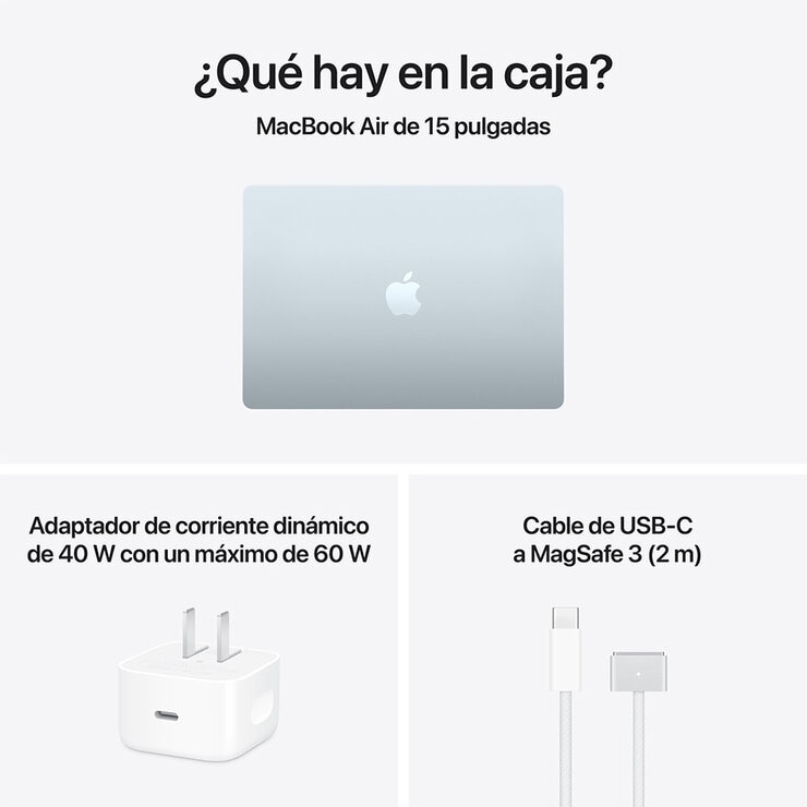 Apple MacBook Air 15" M5 16GB 512GB SSD Azul Cielo Apple MacBook Air 15" M5 16GB 512GB SSD Azul Cielo