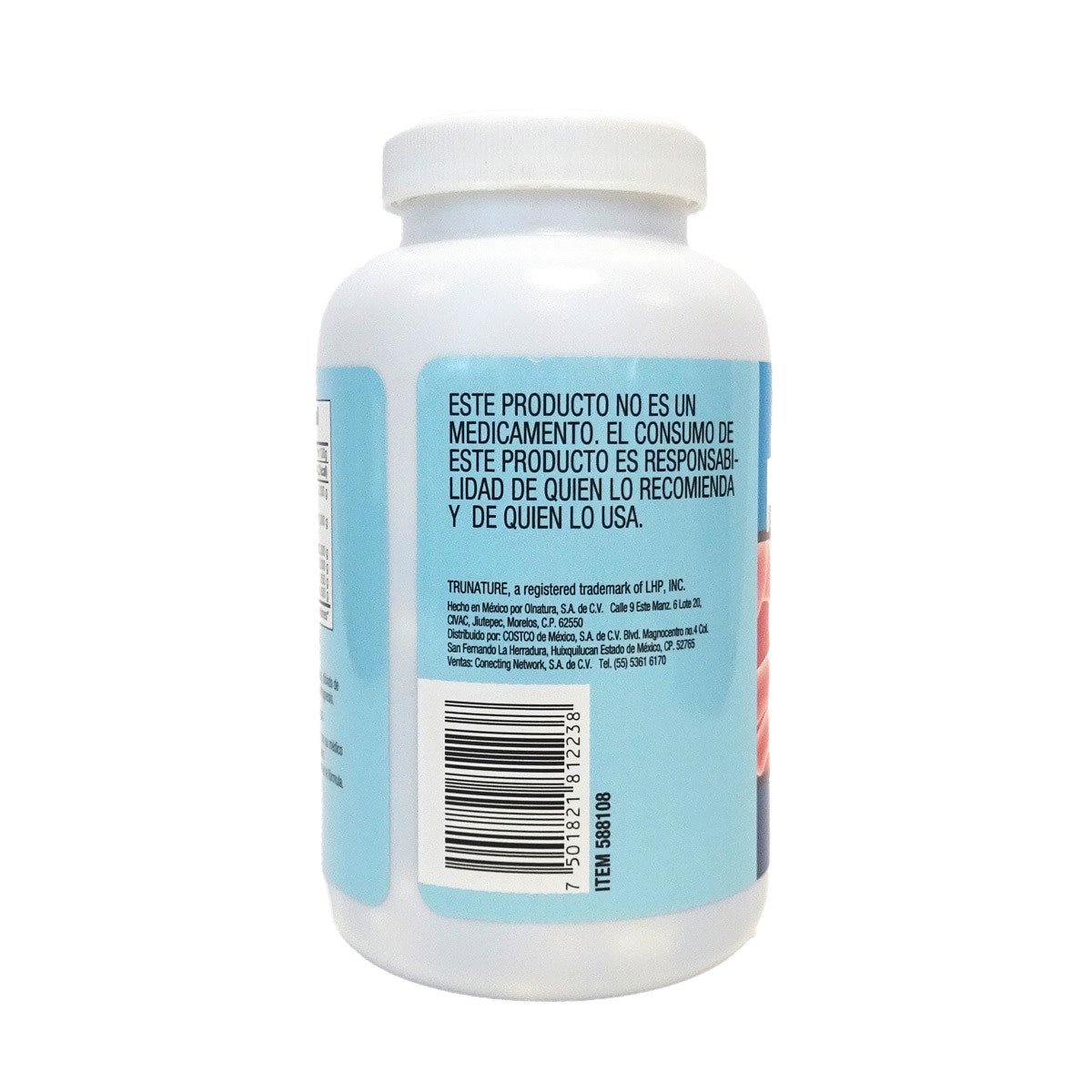 Trunature Probióticos Frasco con 180 cápsulas de 500mg