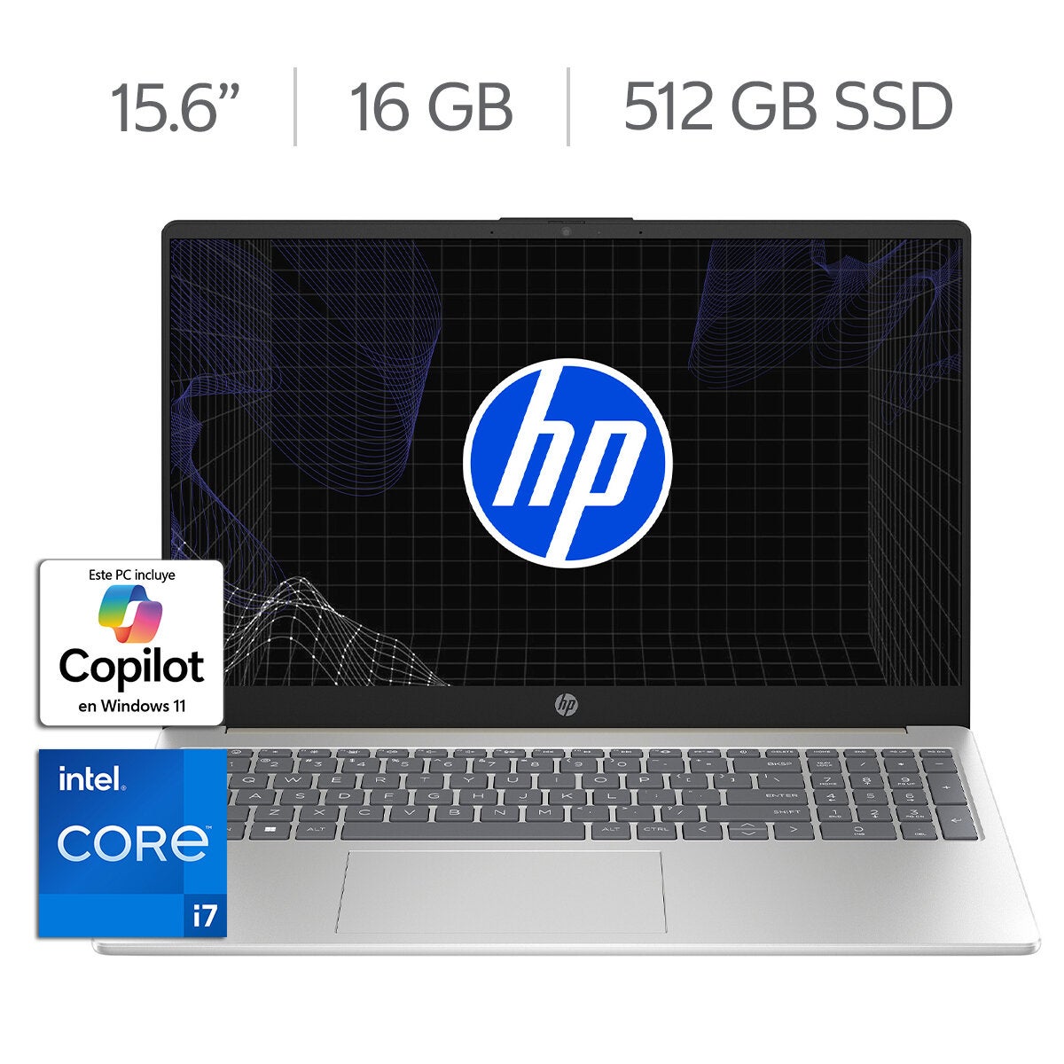 HP 15-fd0281la Laptop 15.6" FHD Touch Intel Core i7-1355U16GB 512GB SSD HP 15-fd0281la Laptop 15.6" FHD Touch Intel Core i7-1355U16GB 512GB SSD