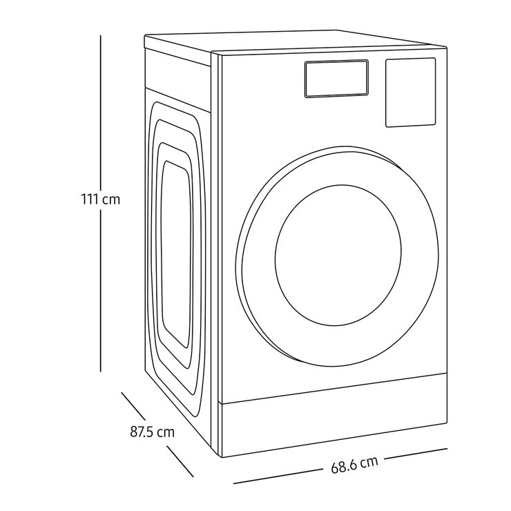 Samsung Lavasecadora Eléctrica 26Kg/15Kg Bespoke AI