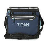 Titan Hielera Plegable para 40 Latas Azul
