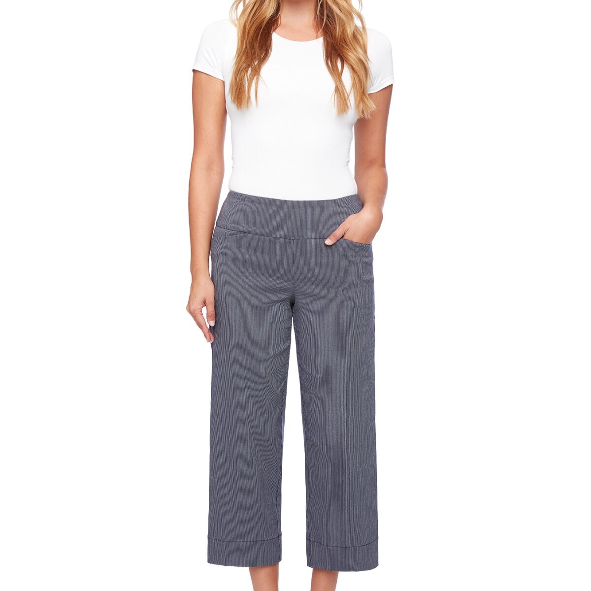 S.C. & CO. Pantalones para Dama Azul Chica