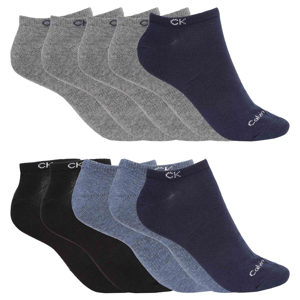 Calvin Klein Calcetines para Caballero 10 pares Varios colores