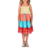 Jona Michelle Vestido para Niñas Amarillo 5 Años