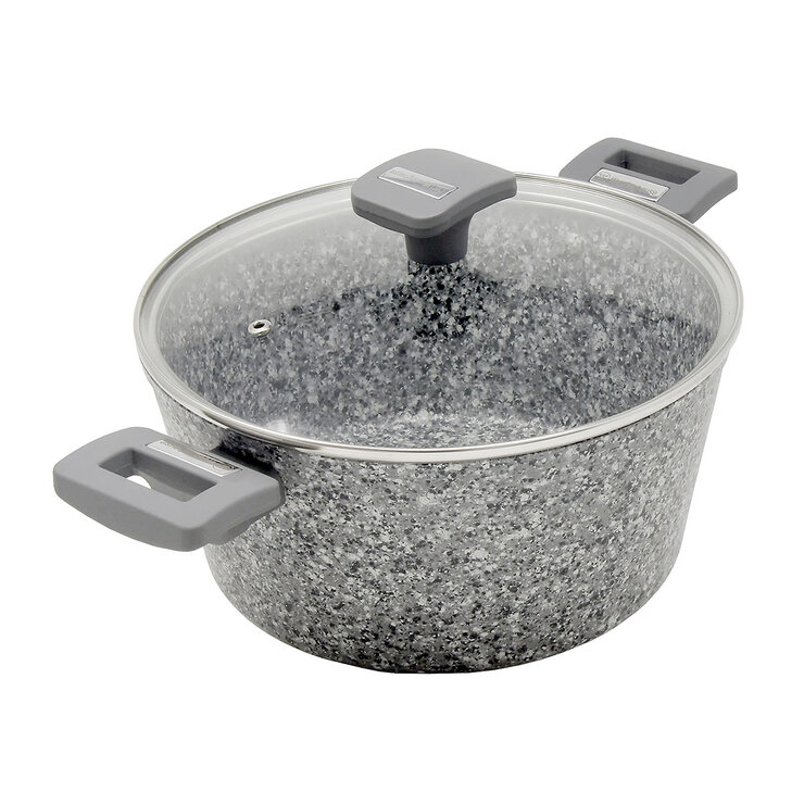 Westinghouse Olla de Mármol Gris con Tapa 28 cm