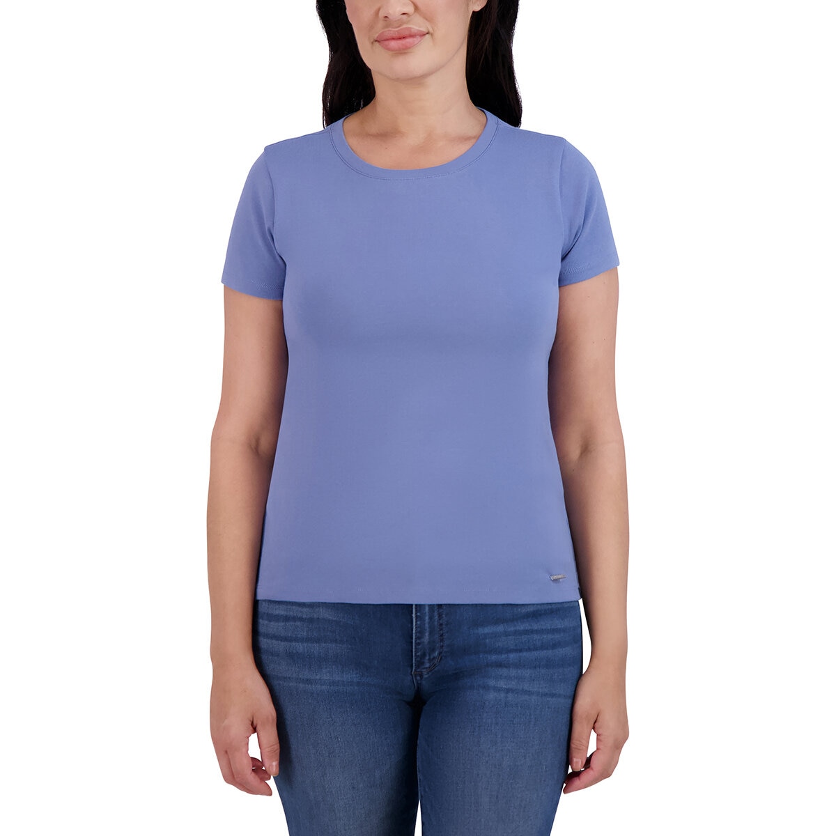 DKNY Playera para Dama Azul Extra Chica