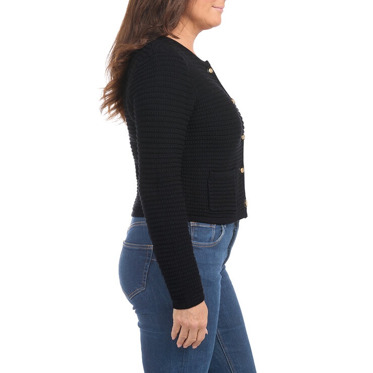 Hilary Radley Suéter para Dama Negro Grande Hilary Radley Suéter para Dama Negro Grande