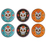 Sango, Juego de Platos de Cerámica de Día de Muertos, 6 piezas