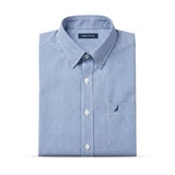 Nautica Camisa para Caballero Azul Cuello 15.5 Manga 32/33