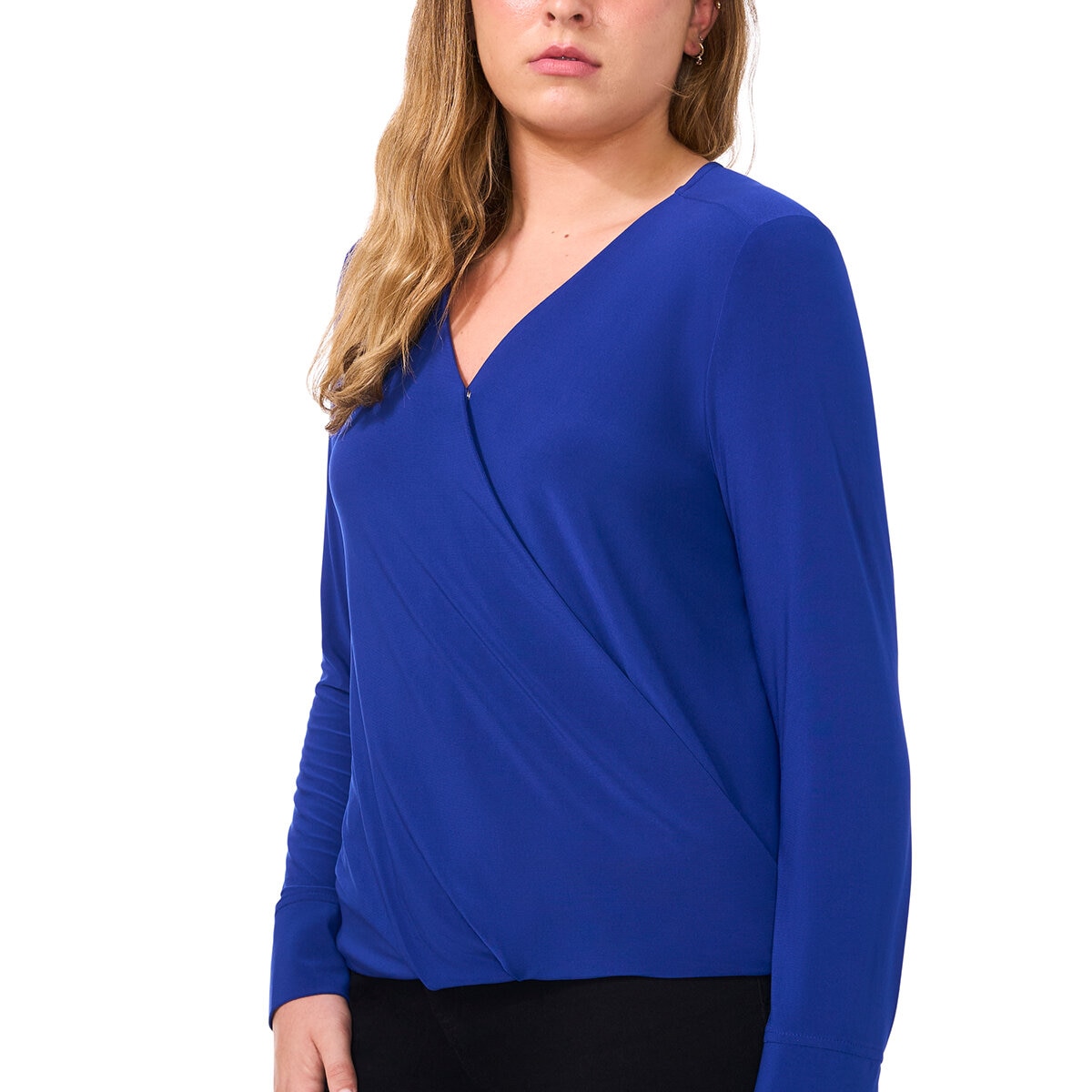 Vince Camuto Blusa para Dama Azul Extra Chica