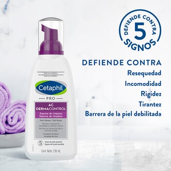 Cetaphil Pro AC Dermacontrol Espuma de Limpieza 236 ml