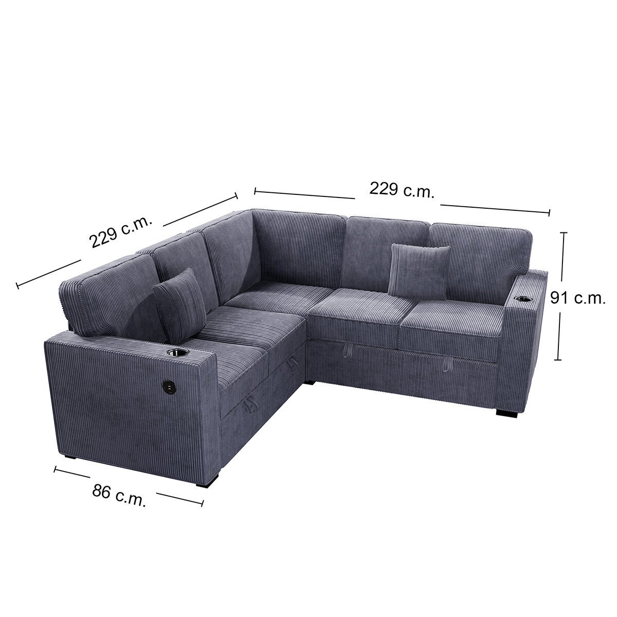 Coaster, Seccional Convertible
