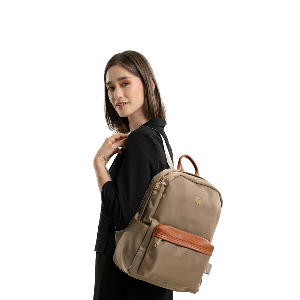 Perfect Choice Mochila Ejecutiva Sahara Café Perfect Choice Mochila Ejecutiva Sahara Café