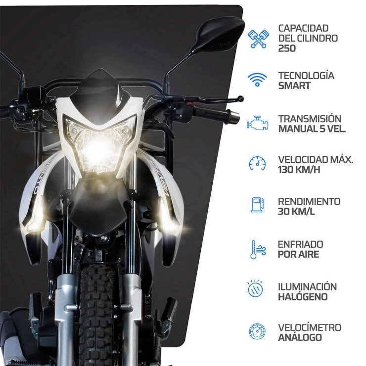 Vento Motocicleta Workman 250cc Blanco