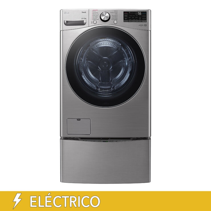 LG Lavasecadora Eléctrica 22Kg/13Kg + Mini Lavadora 3.5Kg