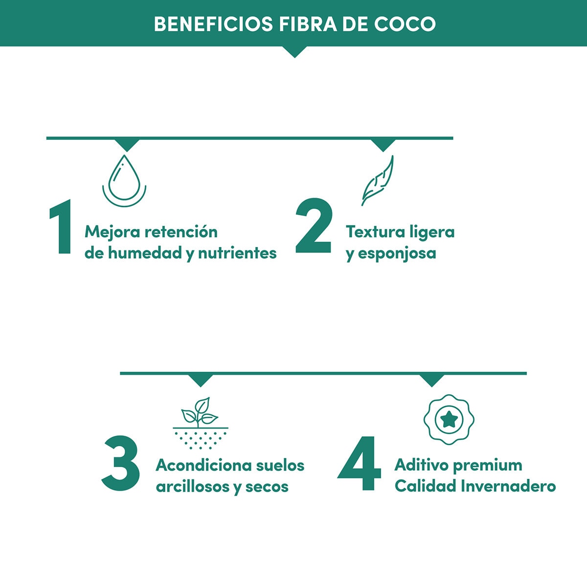 Ekologi, Fibra de Coco 2 piezas de 900g