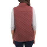 Land's End Chaleco para Dama Rojo Grande