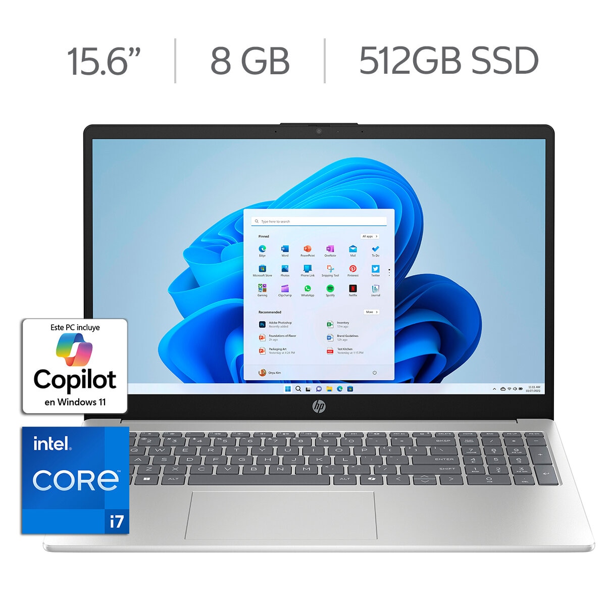 HP 15-fd0285la Laptop 15.6" Full HD Intel Core i7 8GB 512GB SSD HP 15-fd0285la Laptop 15.6" Full HD Intel Core i7 8GB 512GB SSD