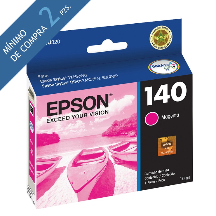 Epson cartucho de tinta 140 magenta Costco México