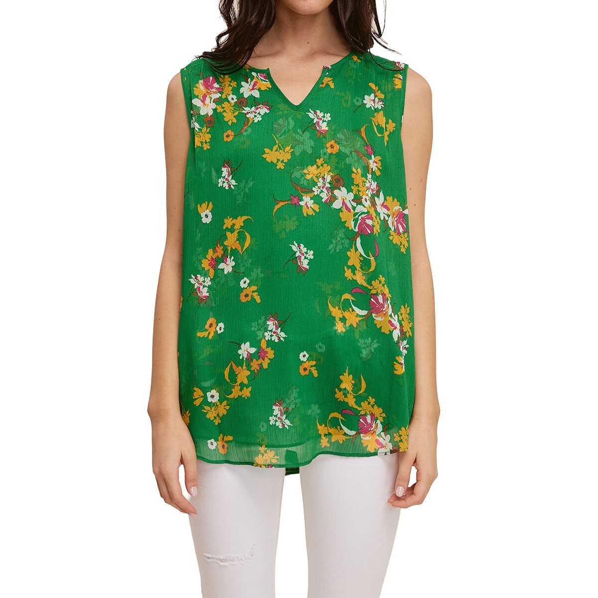 Cristina B Blusa para Dama Verde