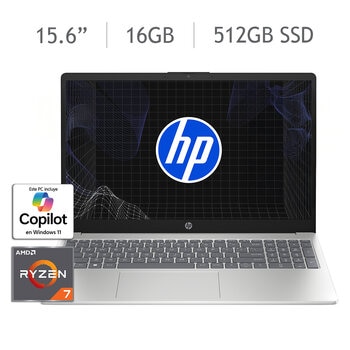 HP 15-fc0288la Laptop 15.6" Full HD AMD Ryzen 7 16GB 512GB + 12 Meses M365 Personal HP 15-fc0288la Laptop 15.6" Full HD AMD Ryzen 7 16GB 512GB + 12 Meses M365 Personal