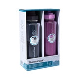 Thermoflask Botellas de Acero Inoxidable con Aislamiento al Vacio de Doble Pared 1.2L Rosa/Negro