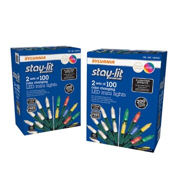 Sylvania Serie de Luces LED Color Cambiante 4 x 100 LT