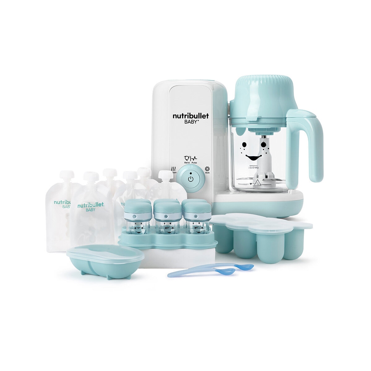 Nutribullet Baby Steam + Blend + Accesorios, Sistema de Cocina 2 en 1