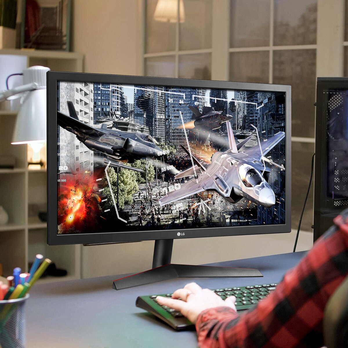 LG Monitor 23.5" para Gaming UltraGear Full HD con AMD FreeSync™