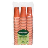 WeCare Vasos de Papel Compostable 120 pzas de 532 ml