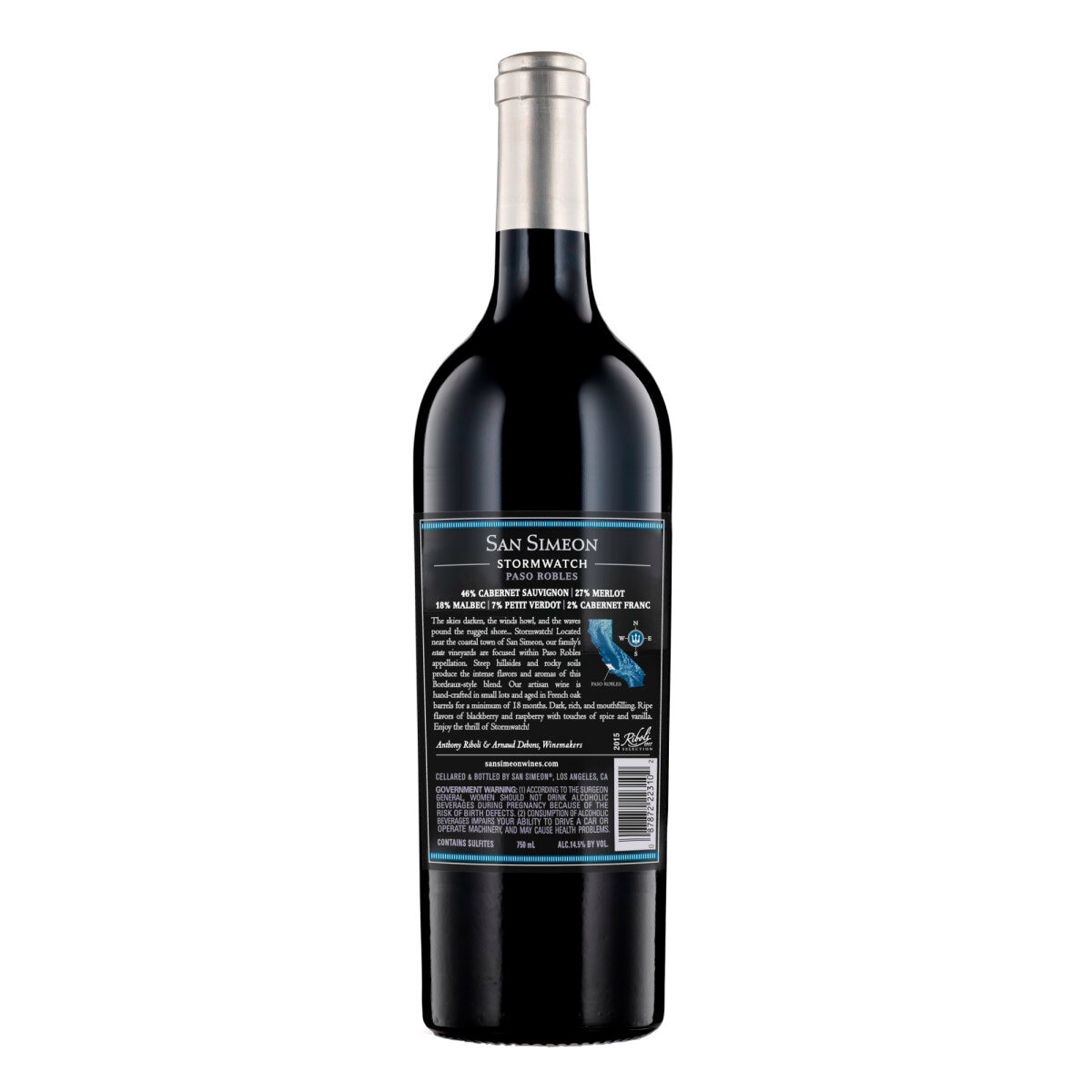 Vino Tinto San Simeon Stormwatch 750ml