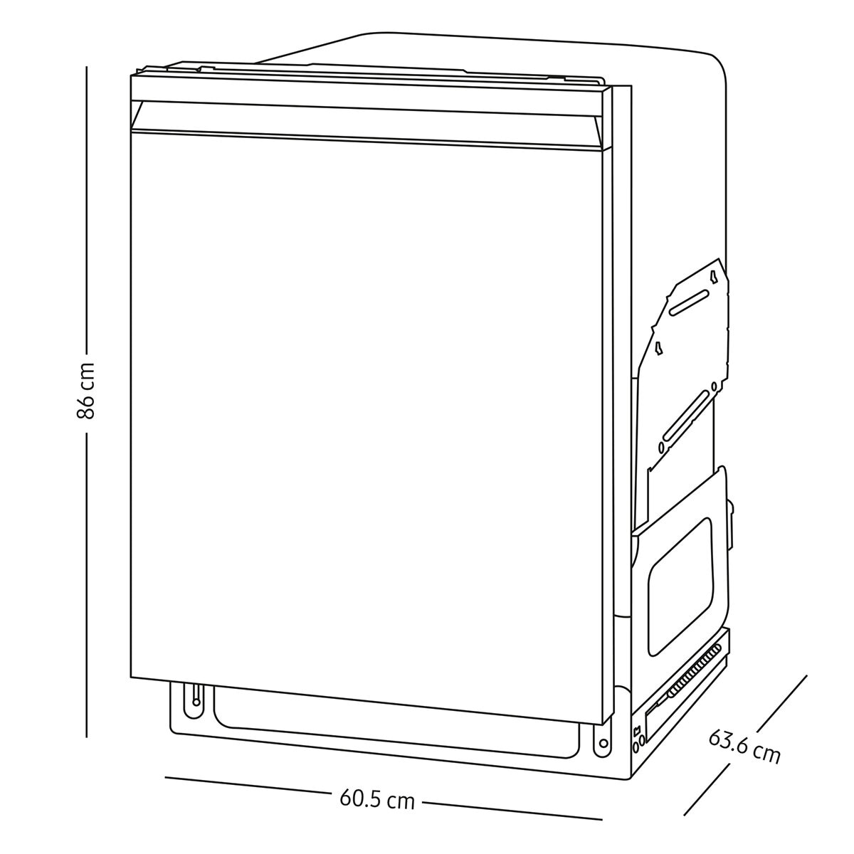 Samsung Lavavajillas de empotre 60cm 15 Servicios
