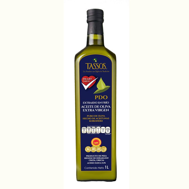 Aceite de Oliva Orgánico Extra Virgen Tassos 1 Lt Costco México