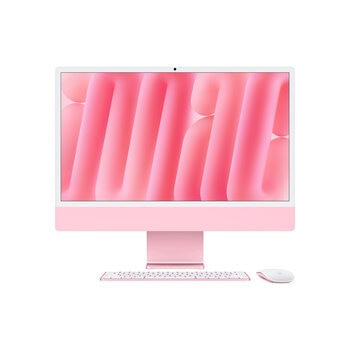Apple iMac 24" 512GB 4.5K Chip M4 Rosa CPU de 10 núcleos GPU de 10 núcleos Memoria unificada de 16GB