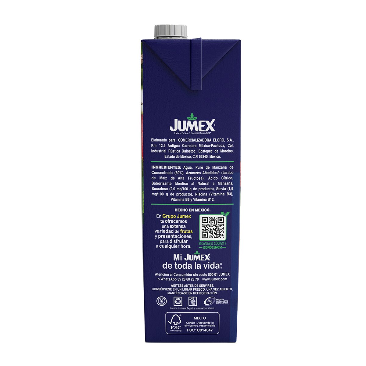 Jumex Bebida de Manzana 4 pzs de 1.89 l