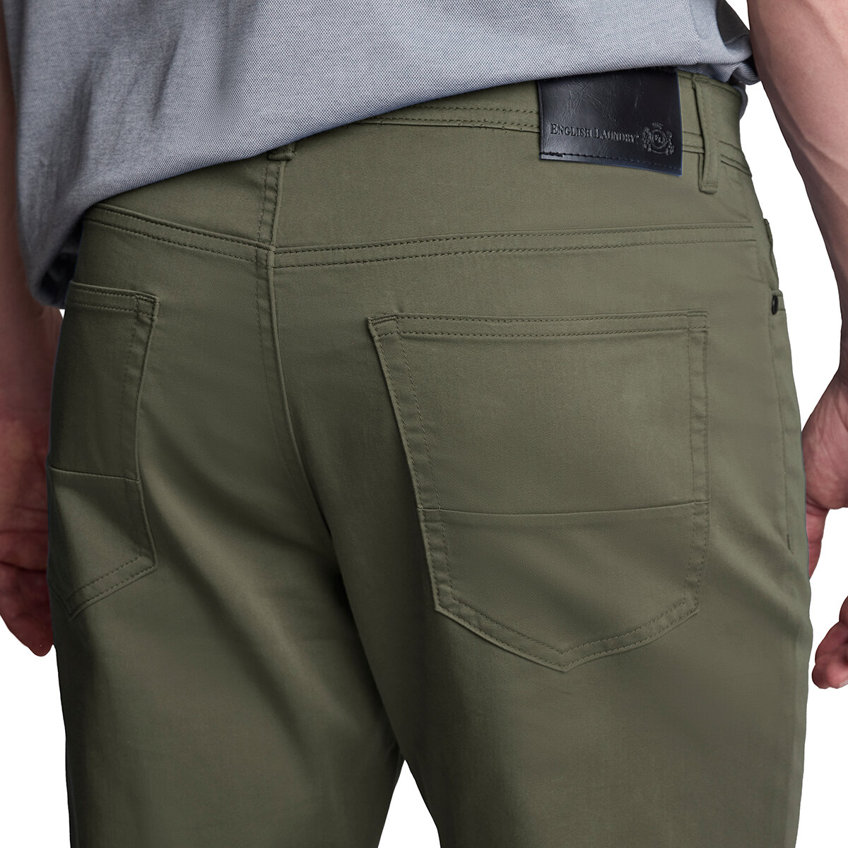 English Laundry Pantalones para Caballero Verde 32 x 29